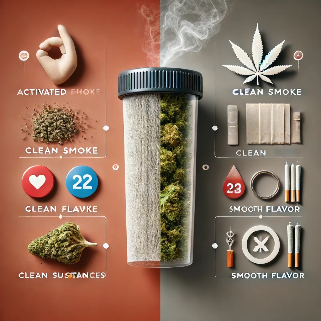 Aktivkohlefilter für Cannabis