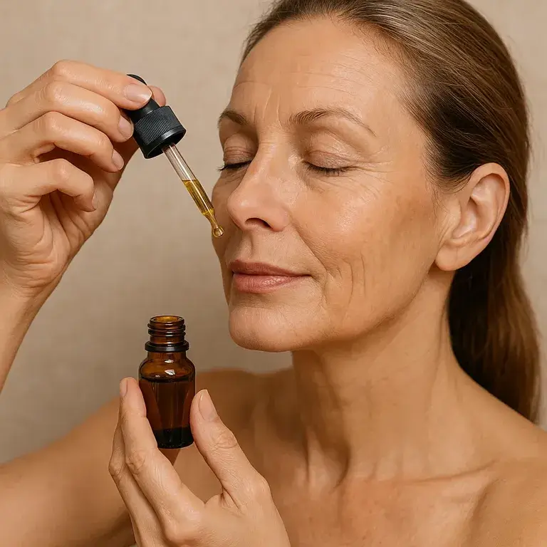 CBD Öl gegen Falten